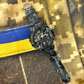 Patriot 002CMGYUAGD Тризуб золото Сірий камуфляж + Коробка.. Зображення №2