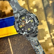 Patriot 002CMGYUAGD Тризуб золото Сірий камуфляж + Коробка.. Зображення №3