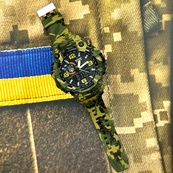 Patriot 002CMGRUASI Тризуб срібло Зелений камуфляж + Коробка.. Зображення №2 Patriot 002CMGRUASI Тризуб срібло Зелений камуфляж + Коробка.. Зображення №2