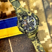 Patriot 002CMGRUASI Тризуб срібло Зелений камуфляж + Коробка.. Зображення №3 Patriot 002CMGRUASI Тризуб срібло Зелений камуфляж + Коробка.. Зображення №3