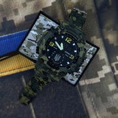 Patriot 004CMGRUASI Тризуб срібло Зелений камуфляж + Коробка.. Зображення №3