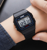 Skmei 2042BKWT Black-White. Зображення №3