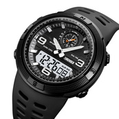 Skmei 1655BKWT Black-White. Зображення №2