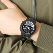 Skmei 1655BKWT Black-White. Зображення №3
