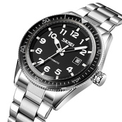 Skmei 9232SSIBK Silver/Black-steel strap. Зображення №2 Skmei 9232SSIBK Silver/Black-steel strap. Зображення №2