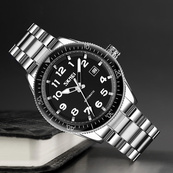 Skmei 9232SSIBK Silver/Black-steel strap. Зображення №4 Skmei 9232SSIBK Silver/Black-steel strap. Зображення №4
