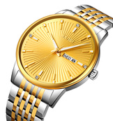 Skmei 9323TGDGD Silver/Gold-Gold. Зображення №2