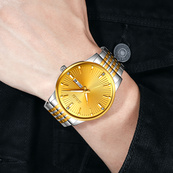 Skmei 9323TGDGD Silver/Gold-Gold. Зображення №3