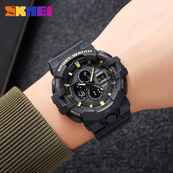Skmei 2117BKGD Black-Gold. Зображення №3 Skmei 2117BKGD Black-Gold. Зображення №3