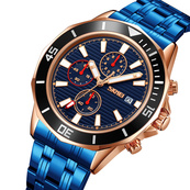Skmei 9335RGBU Rose Gold-Blue. Изображение №2 Skmei 9335RGBU Rose Gold-Blue. Изображение №2