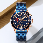 Skmei 9335RGBU Rose Gold-Blue. Изображение №3 Skmei 9335RGBU Rose Gold-Blue. Изображение №3