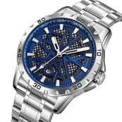 Skmei 9337SIBU Silver-Blue. Зображення №2