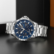 Skmei 9337SIBU Silver-Blue. Зображення №4