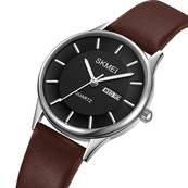 Skmei 2251SIBN Silver-Brown. Зображення №2