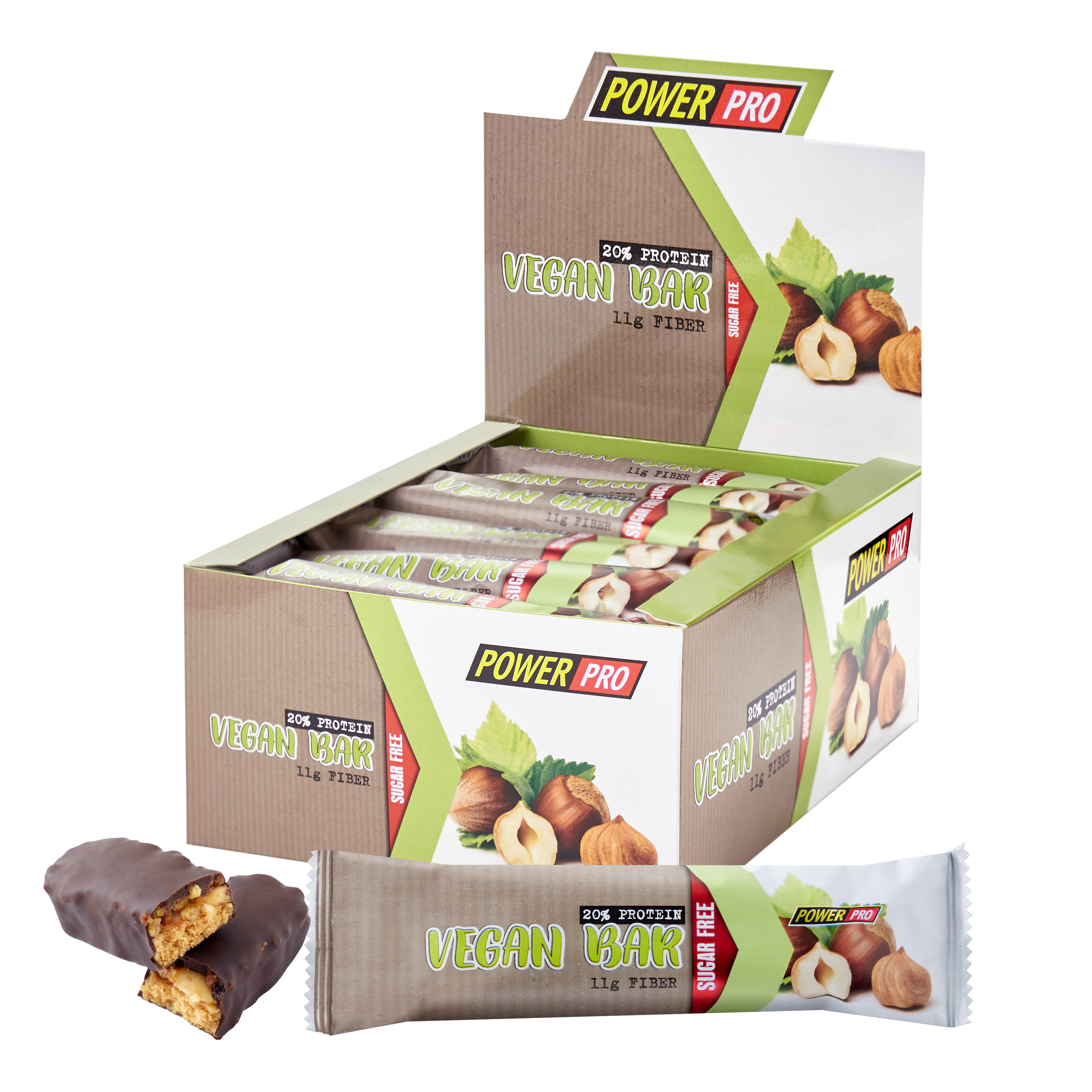 Vegan Bar 32% protein - 20x60g Vegan Bar 32% protein - 20x60g