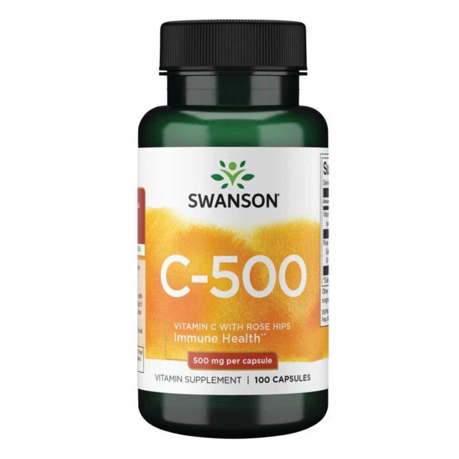 Vitamin C with Rose Hips 500 mg - 100 caps Vitamin C with Rose Hips 500 mg - 100 caps