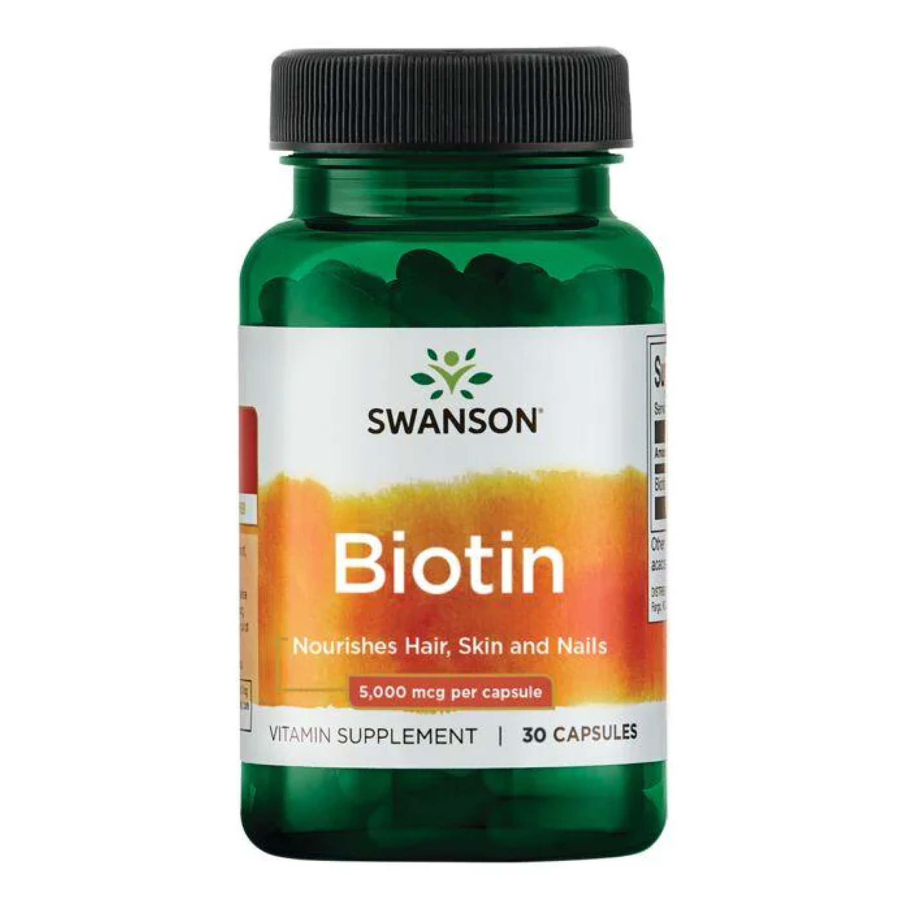 Biotin 5000mcg - 30 caps Biotin 5000mcg - 30 caps