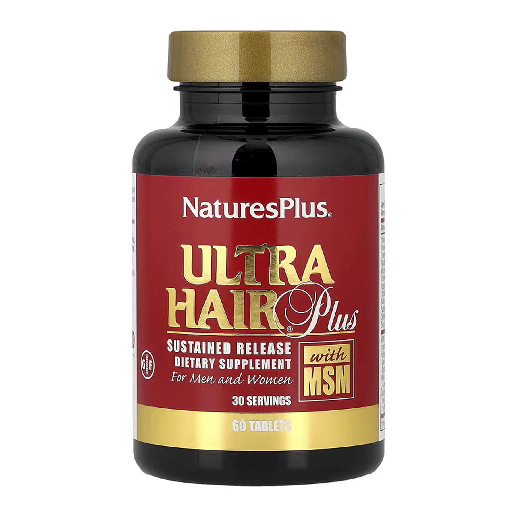 Ultra Hair Plus with MSM - 60 tabs Ultra Hair Plus with MSM - 60 tabs