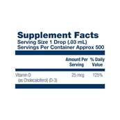 Vitamin D-3 25mcg - 14.8 ml. Зображення №2 Vitamin D-3 25mcg - 14.8 ml. Зображення №2