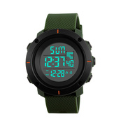 Skmei 1213AG Black-Military Wristband. Зображення №4