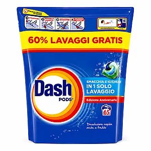 Капсулы для стирки Dash Pods 65 шт Капсулы для стирки Dash Pods 65 шт