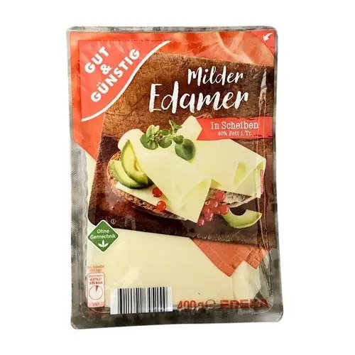 Сир нарізка K-Classic Edamer 40% 400 г Сир нарізка K-Classic Edamer 40% 400 г