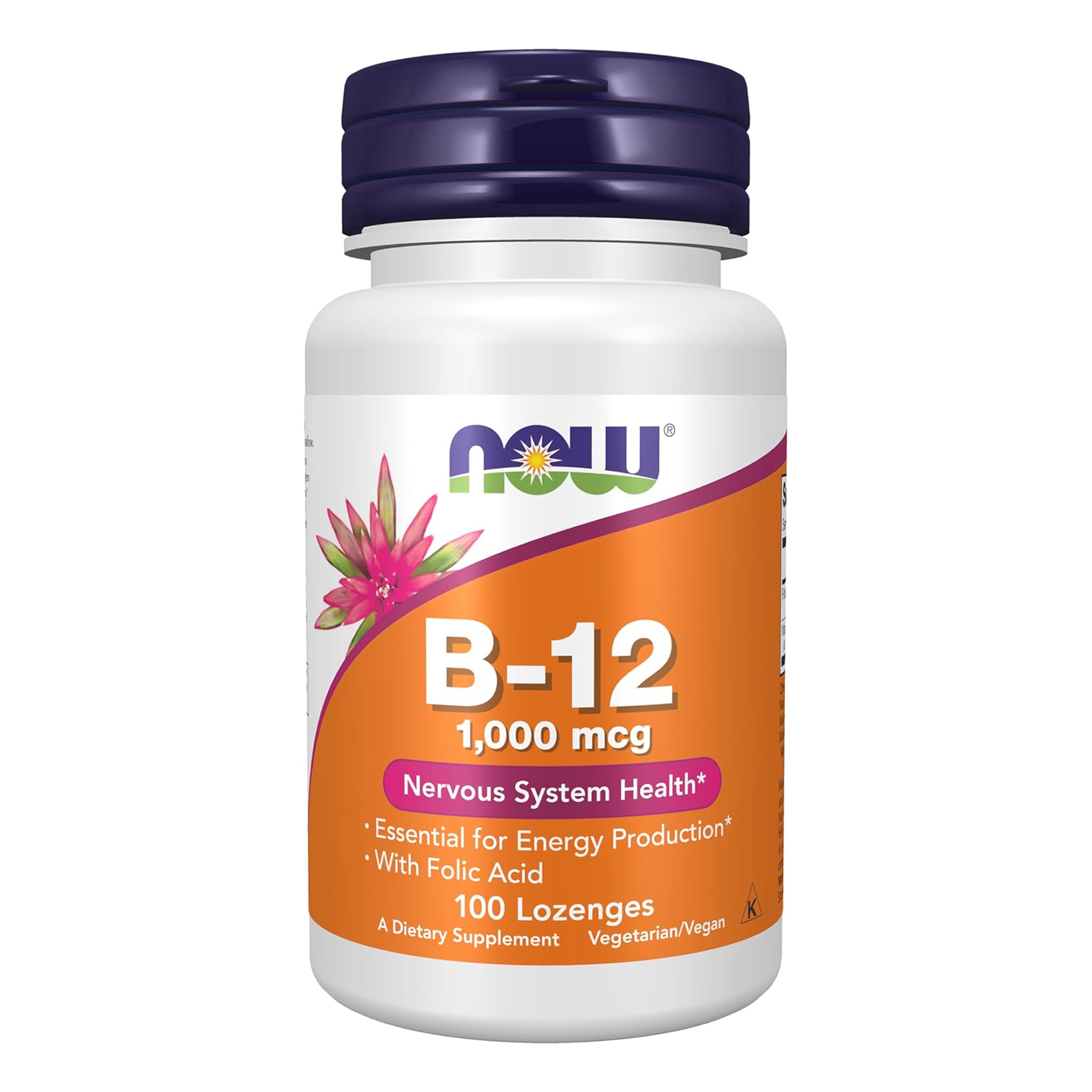 B-12 1000mcg - 100 lozengels B-12 1000mcg - 100 lozengels