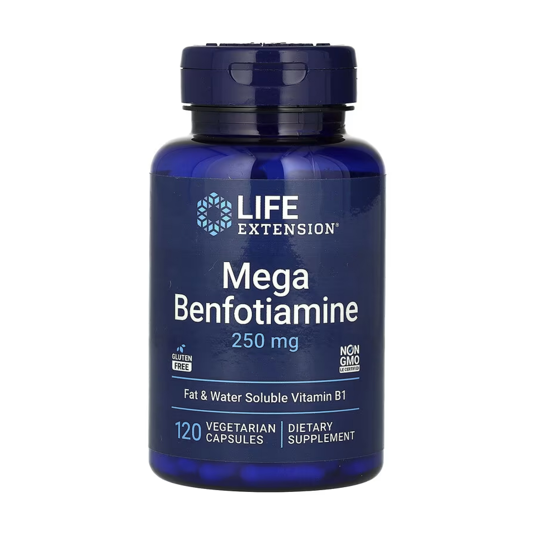 Mega Benfotiamine 250 mg - 120 vcaps Mega Benfotiamine 250 mg - 120 vcaps