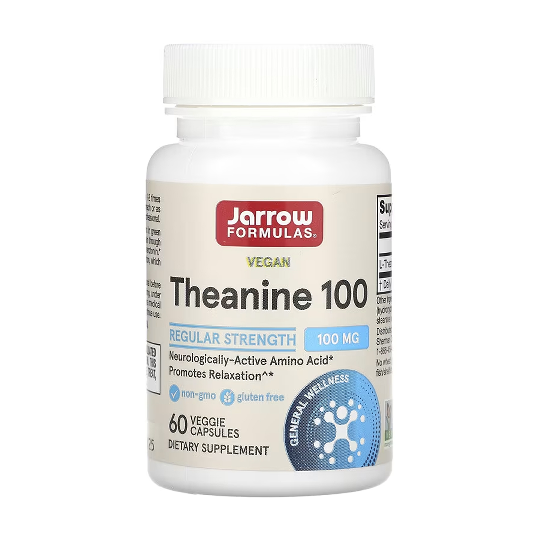 Theanine 100mg - 60 vcaps Theanine 100mg - 60 vcaps