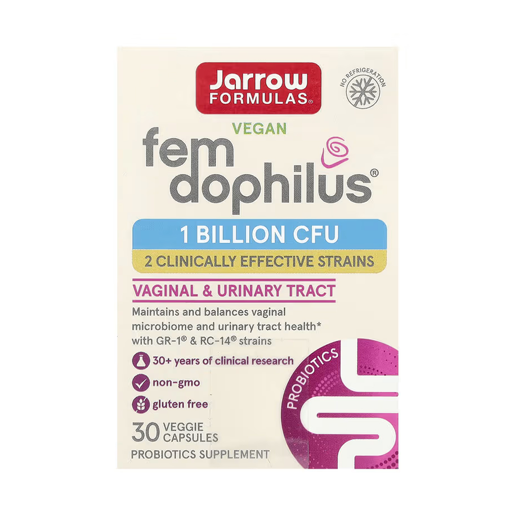 Vegan Fem Dophilus® 1 Billion Cfu - 30 vcaps Vegan Fem Dophilus® 1 Billion Cfu - 30 vcaps