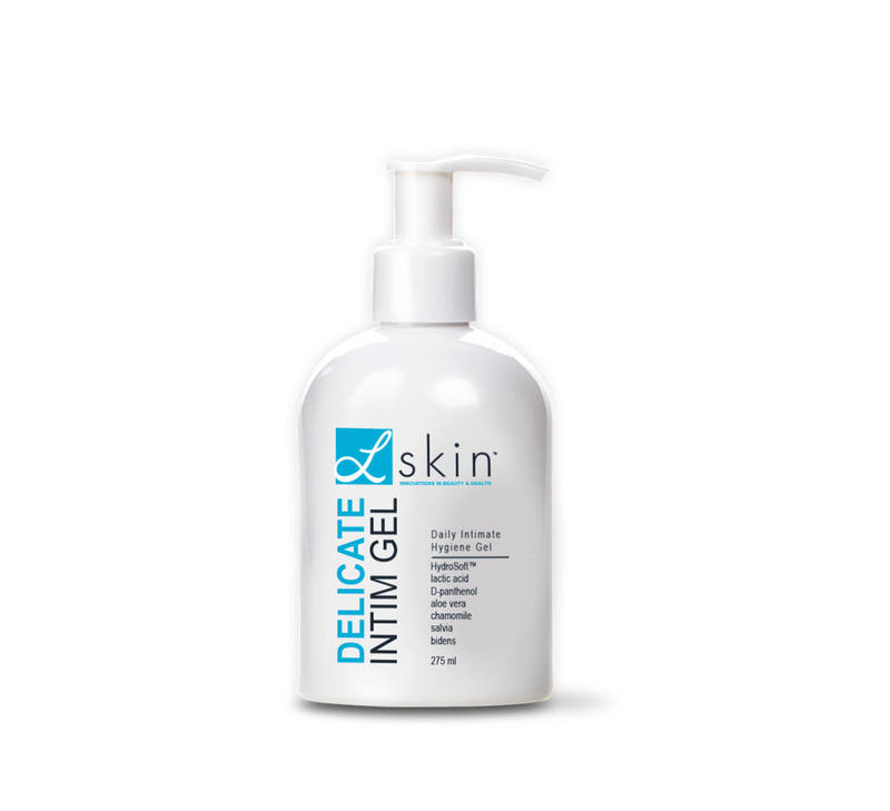 Гель для щоденної інтимної гігієни "Delicate Intim Gel" L'skin 275 мл Гель для щоденної інтимної гігієни "Delicate Intim Gel" L'skin 275 мл