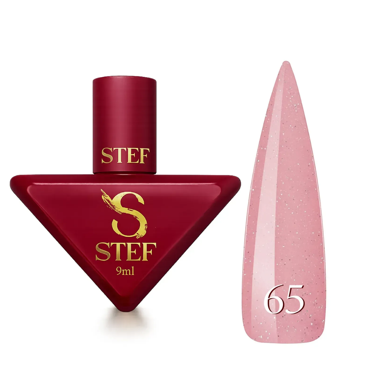 База камуфлююча для гель-лаку Steffani Cover Base 9 мл, 65 Світло-бузкова з шимером База камуфлююча для гель-лаку Steffani Cover Base 9 мл, 65 Світло-бузкова з шимером