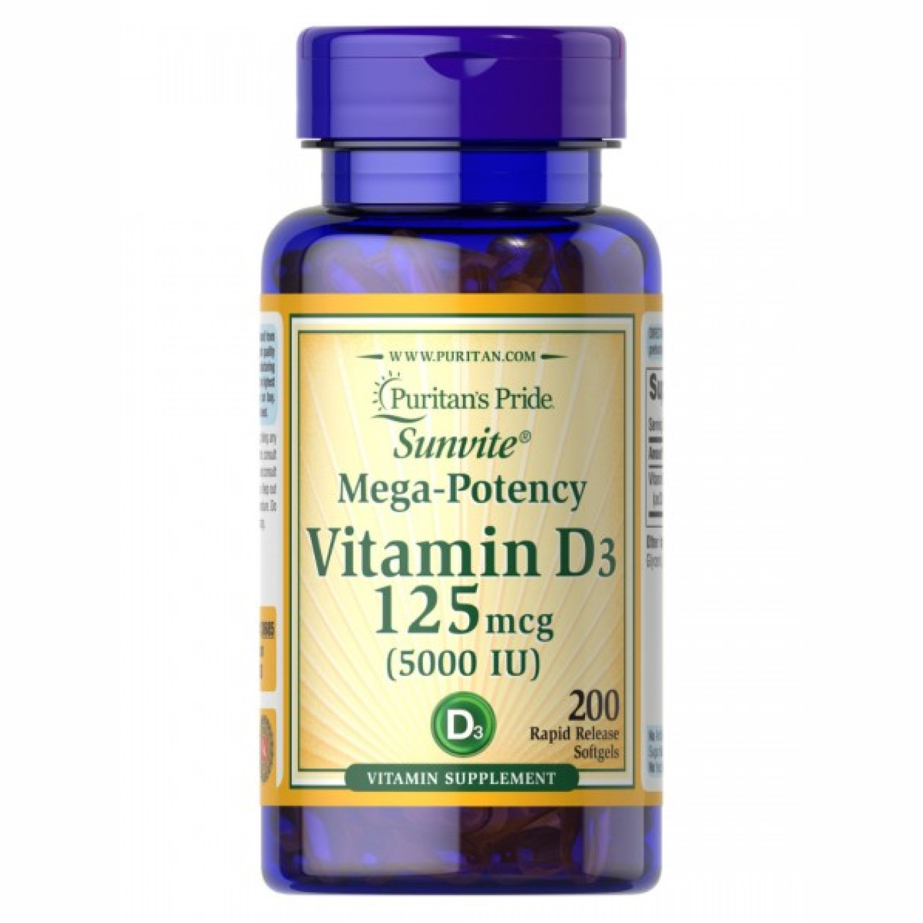 Vitamin D3 5000 IU - 200caps Vitamin D3 5000 IU - 200caps