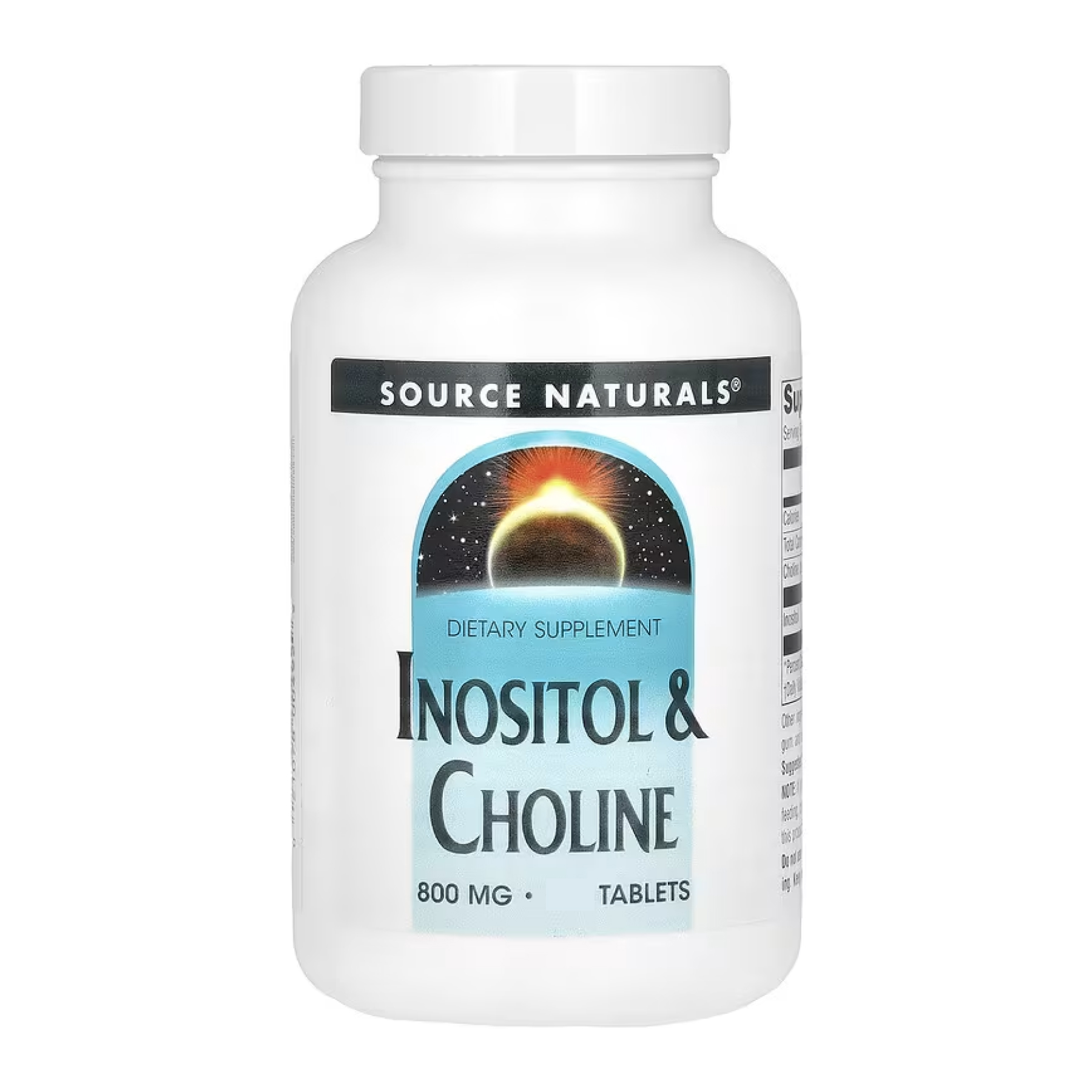 Inositol & Choline 800mg - 50 tabs Inositol & Choline 800mg - 50 tabs