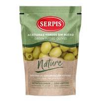 Оливки зеленые без косточки Serpis Nature 175 г Оливки зеленые без косточки Serpis Nature 175 г