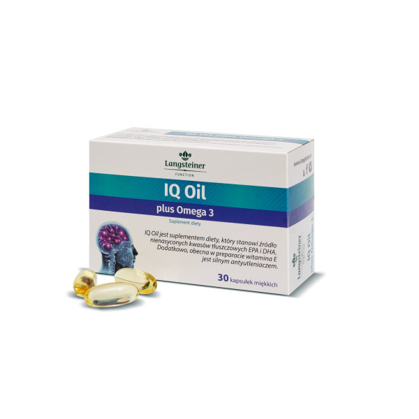 Дієтична Добавка "IQ Oil + Омега 3" Langsteiner 30 капсул Дієтична Добавка "IQ Oil + Омега 3" Langsteiner 30 капсул