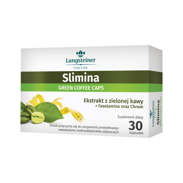 Дієтична Добавка Slimina "Зелена Кава+Хром" Langsteiner 30 капсул Дієтична Добавка Slimina "Зелена Кава+Хром" Langsteiner 30 капсул