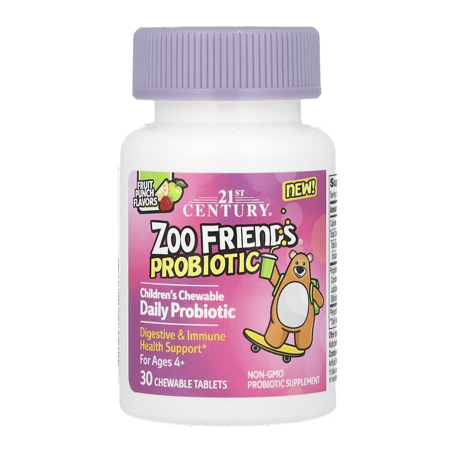 Zoo Friends Probiotic - 30 chewable tabs Zoo Friends Probiotic - 30 chewable tabs