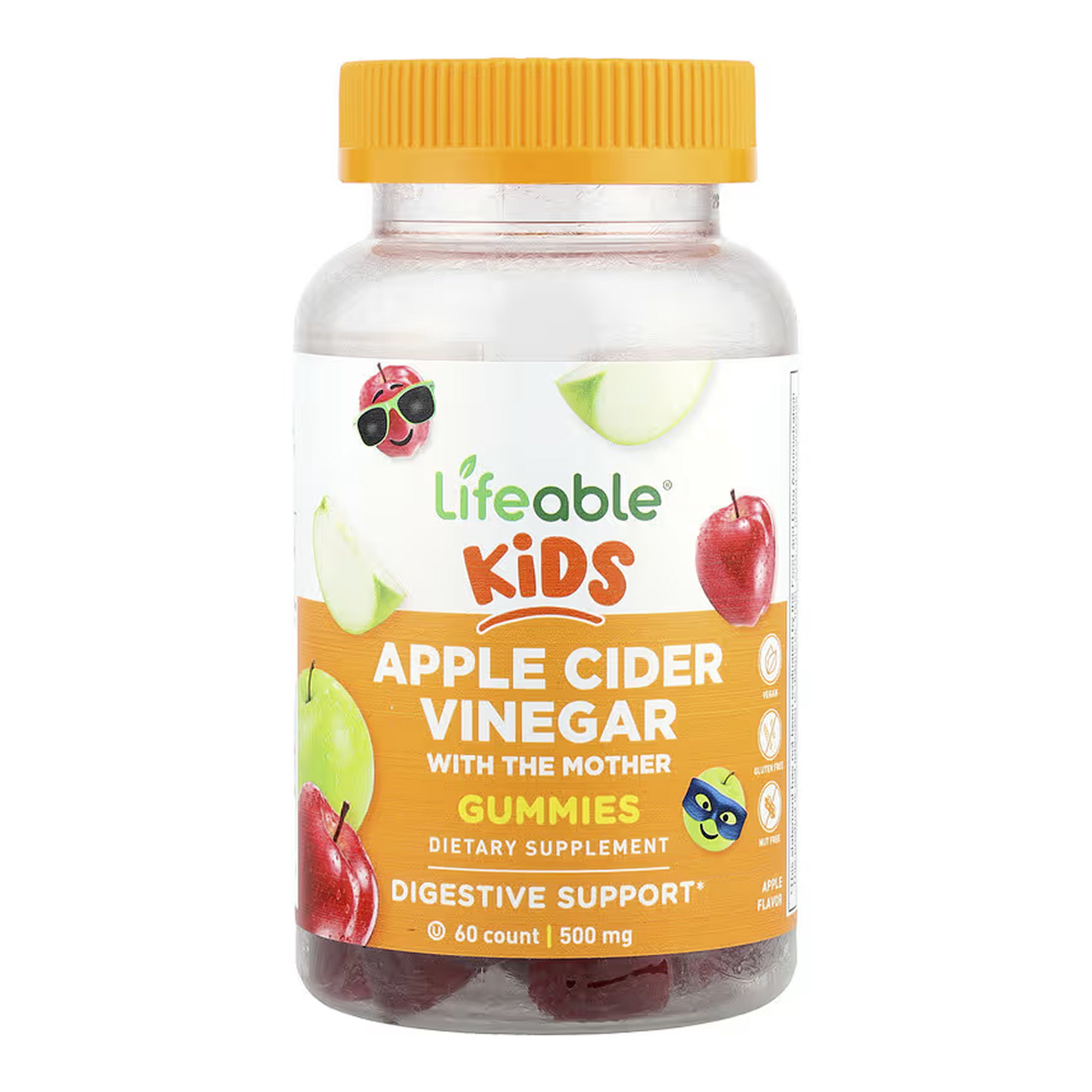 Apple Cider Vinegar with the Mother Kids - 60 gummies Apple Cider Vinegar with the Mother Kids - 60 gummies