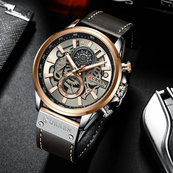 Curren 8380 Black-Brown. Изображение №3