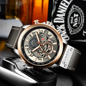 Curren 8380 Black-Brown. Изображение №4