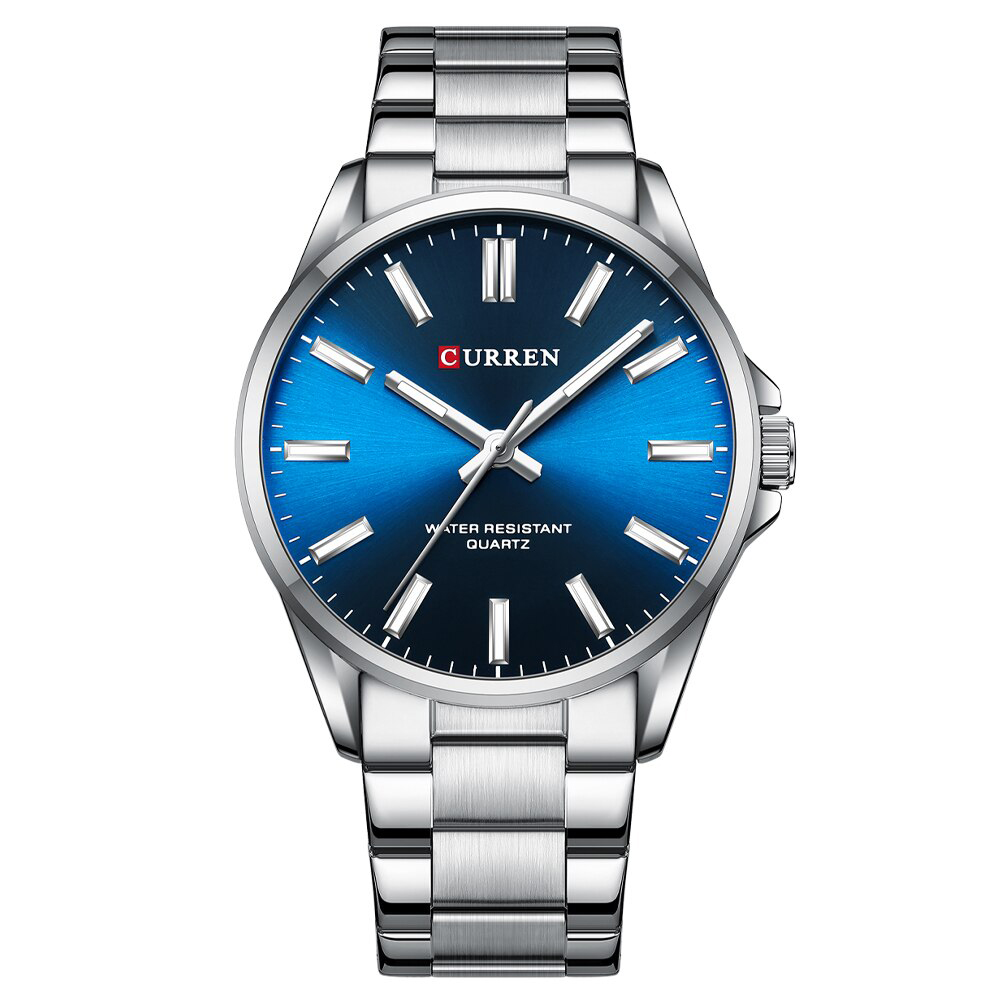 Curren 9090 Silver-Blue Curren 9090 Silver-Blue