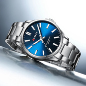 Curren 9090 Silver-Blue. Изображение №4 Curren 9090 Silver-Blue. Изображение №4