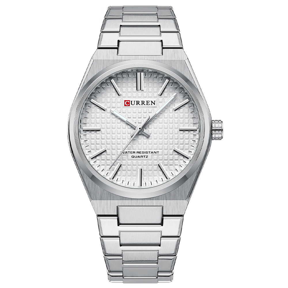 Curren 8439 Silver-White Curren 8439 Silver-White