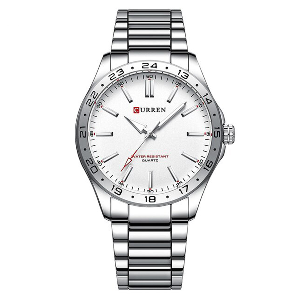 Curren 8452 Silver-White Curren 8452 Silver-White