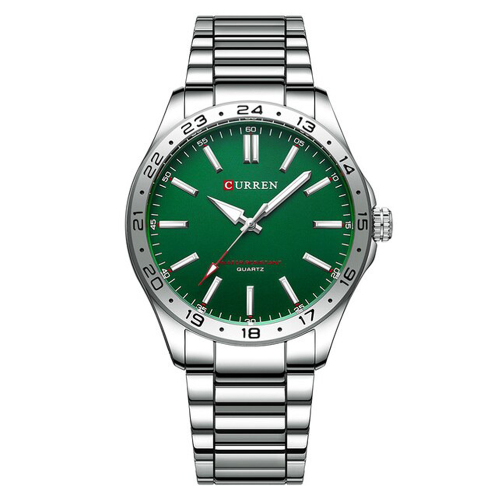 Curren 8452 Silver-Green Curren 8452 Silver-Green