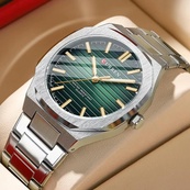 Curren 8456 Silver-Green. Изображение №4