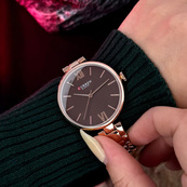 Curren 9017 Rose Gold-Red. Изображение №4
