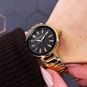 Curren 9109 Gold-Black. Изображение №5