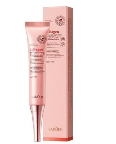 Крем під очі Sadoer Collagen Nicotinamide Eye Cream з коллагеном 20 мл Крем під очі Sadoer Collagen Nicotinamide Eye Cream з коллагеном 20 мл